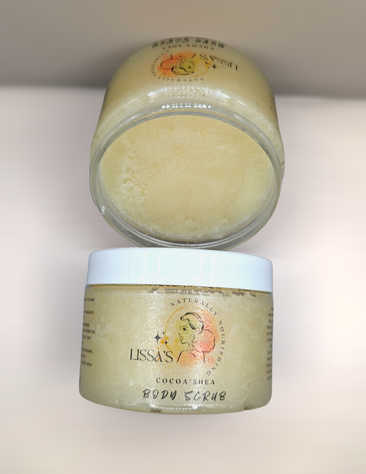 Cocoa'Shea Emulsifying, Exfoliating, Fragrance Free Body Scrub 150ml