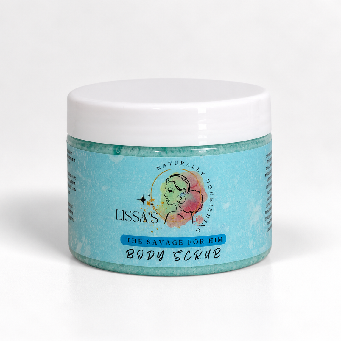 Savage for Him Emulsifying Body Scrub | Men's Sugar Scrub | Exfoliating | Moisturising Body Polish | Handmade Skincare