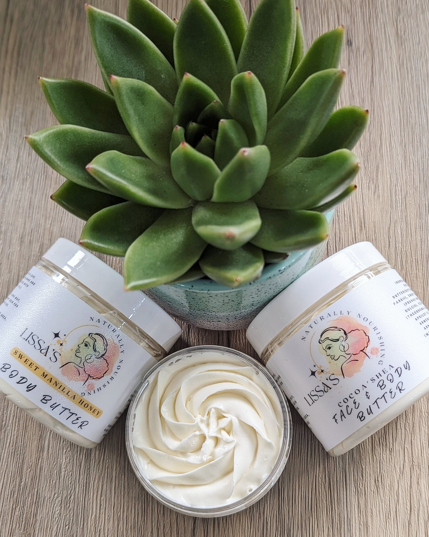 Sweet Manilla Honey Whipped Body Butter - With Essential Oils