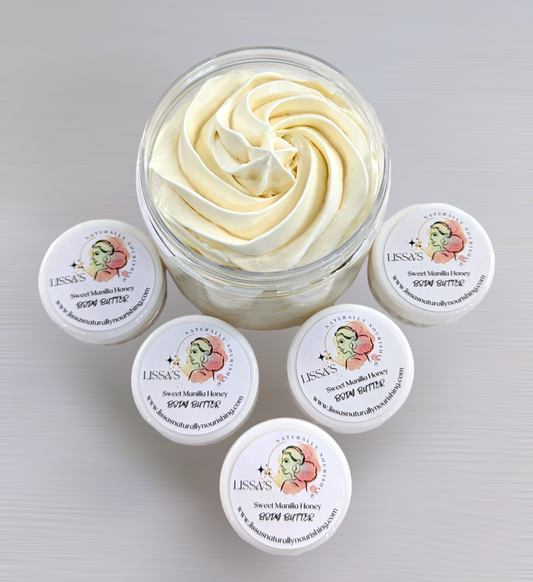 Sweet Manilla Honey Whipped Body Butter - With Essential Oils