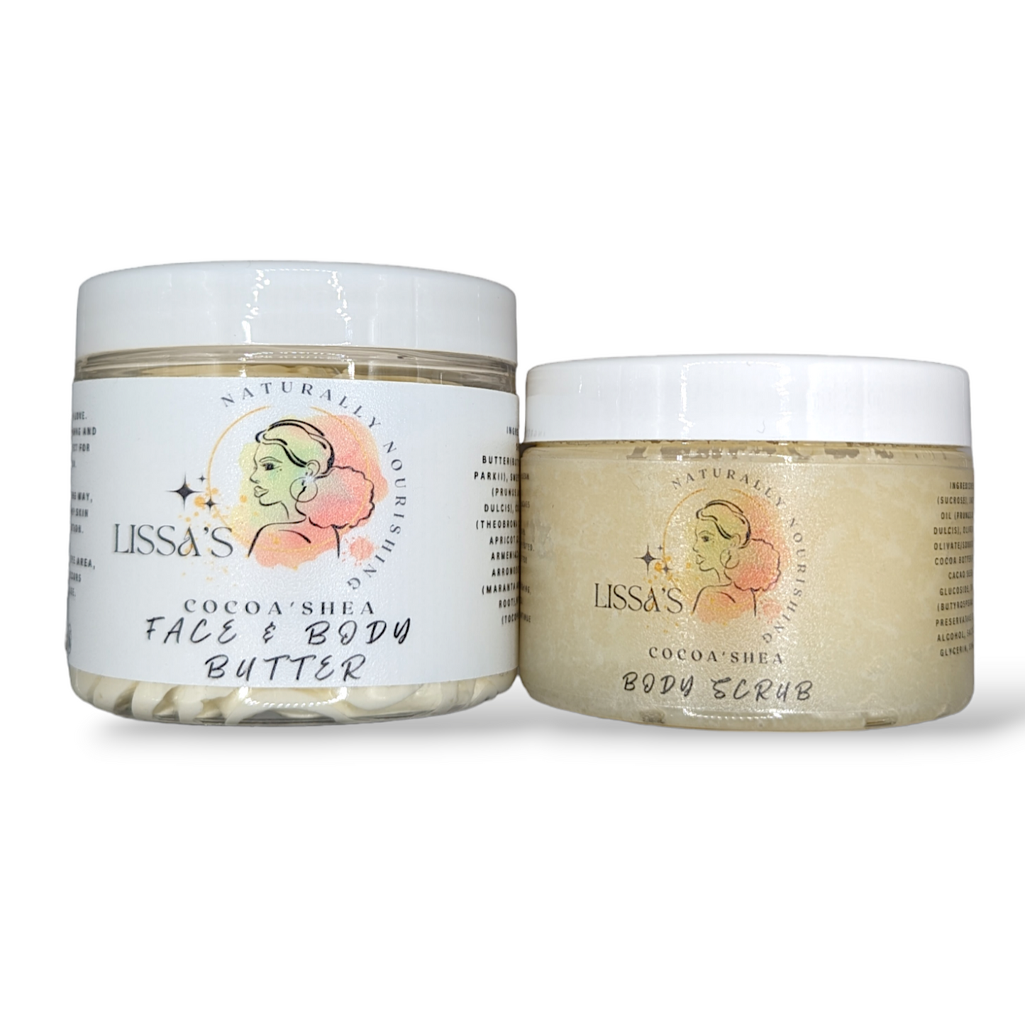 Cocoa'Shea Body Scrub & Body Butter Duo - Fragrance Free
