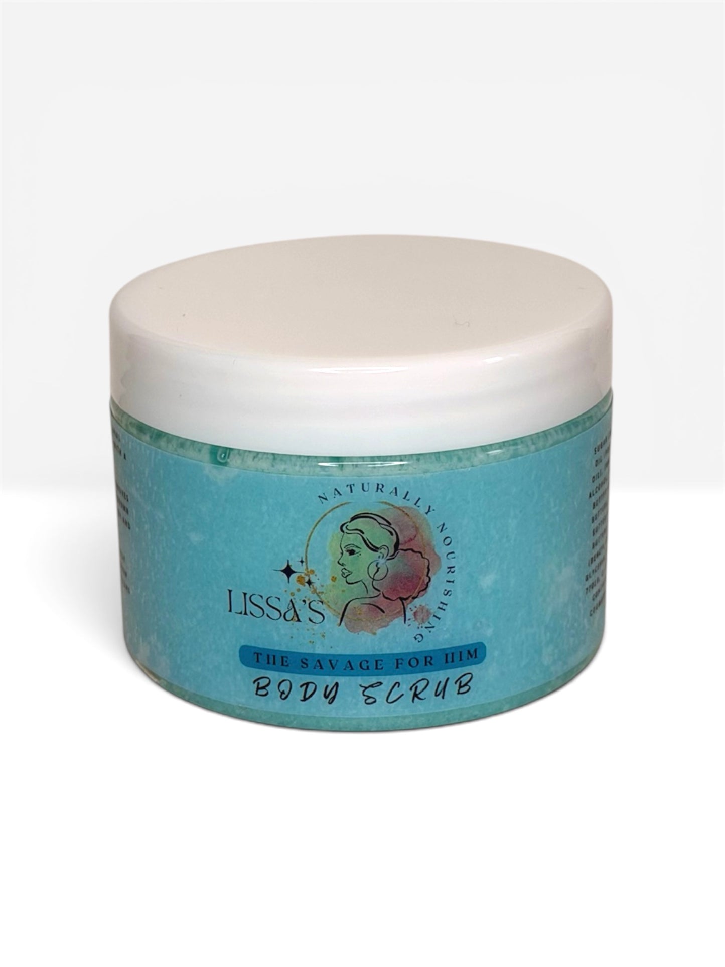 Savage for Him Emulsifying Body Scrub | Men's Sugar Scrub | Exfoliating | Moisturising Body Polish | Handmade Skincare